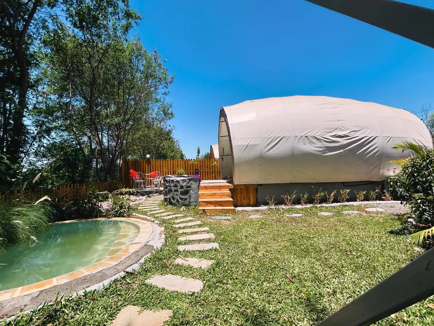 Cocoon AC Tent with Jacuzzi & Mini Pool - Image 7